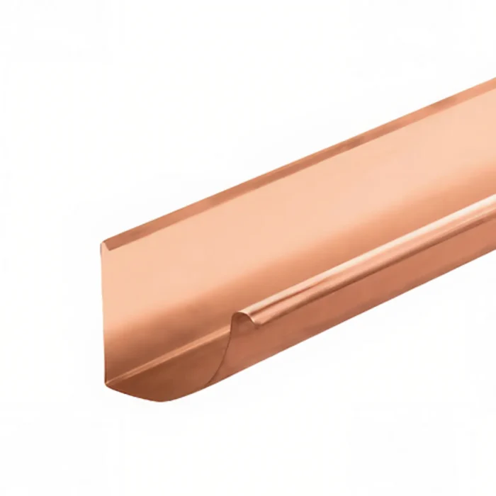 Kobber Tagrende 12" / 333mm 1/4 rund / 3 meter
