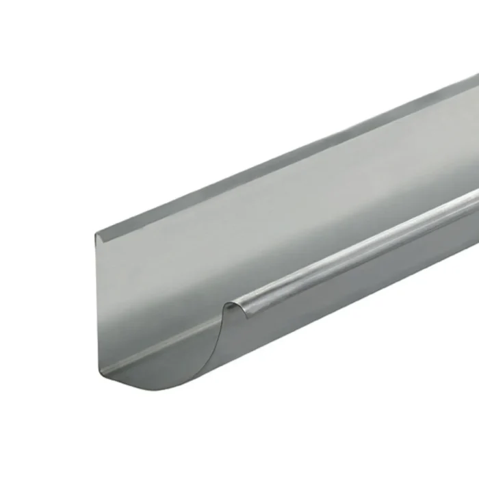 Blank Zink Tagrende 12" / 333mm 1/4 rund / 3 meter